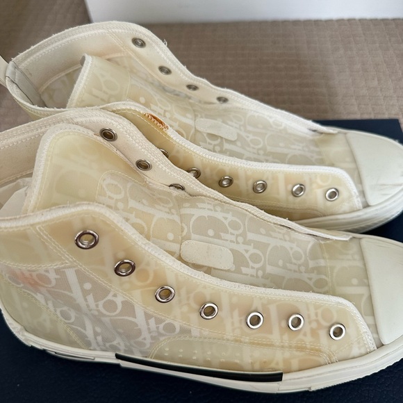 White Dior Oblique Transparency Size 41 - Picture 3 of 6